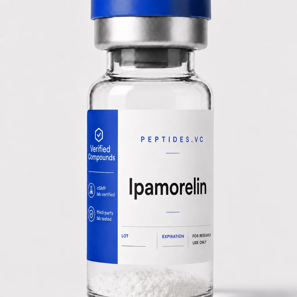 Ipamorelin — research peptide vial